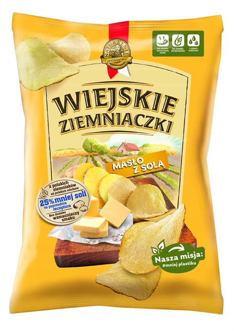 Chipsy Wiejskie Ziemniaczki Mas O Z Sol G Allegro Pl