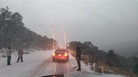 Cierran tramo carretero Cananea Ímuris por fuerte nevada Noticias de