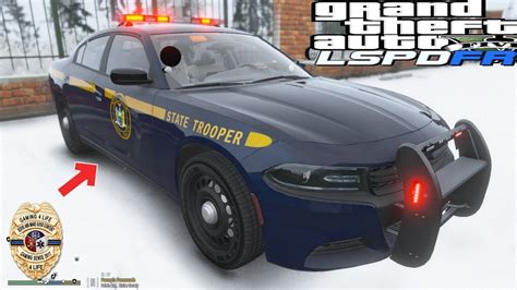 GTA 5 Live PD New York State Police Snow Patrol LSPDFR 0 4 6