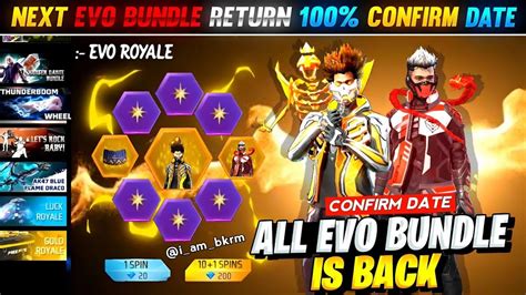 Cobra Bundle Return Booyah Bundle Return Galaxy Evo Bundle Return