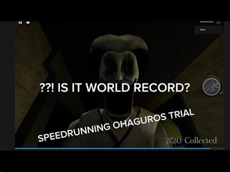 The Mimic Maze OHAGURO S TRIAL SPEEDRUN SOLO Is This A World