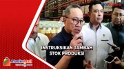 Mendag Zulkifli Ungkap Penyebab Minyak Subsidi Langka Di Pasar Video