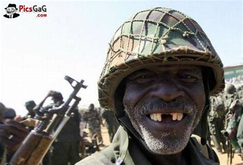 Funny Soldier Smile [ More Funny Military Pictures: http://www.picsgag ...