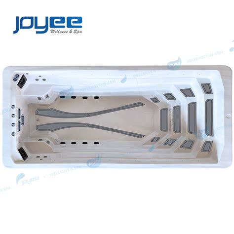 Joyee Garden Hotel Outdoor 5m Acrylic Freestanding Endless Swim Spa Pool China Swim Spa And