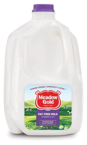 Meadow Gold Fat Free Milk 1 Gal Frys Food Stores