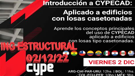 INTRODUCCIÓN A CYPECAD APLICADO A EDIFICIOS CON LOSAS CASETONADAS