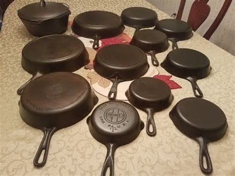 Antique Cast Iron Cookware Identification Guide Antique Poster