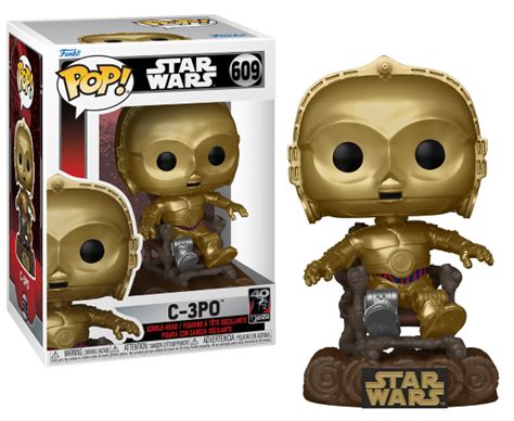 Star Wars Th Anniversary Pop N C Po On Chair