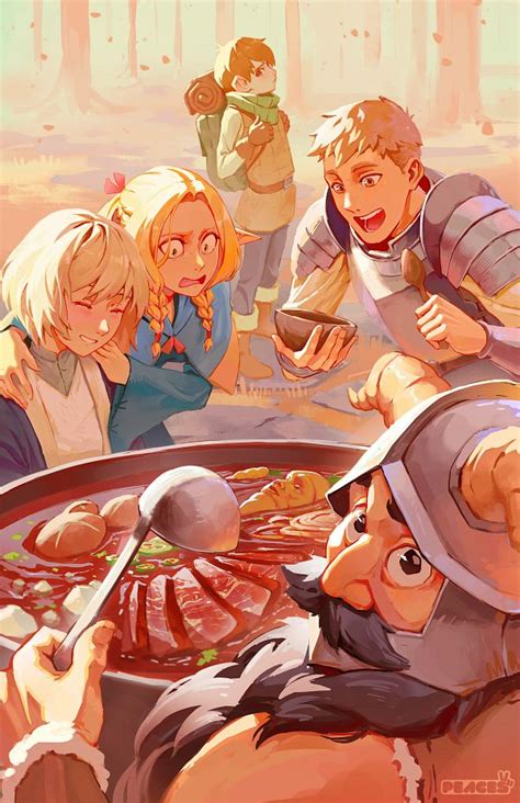 Dungeon Meshi Delicious In Dungeon Image By Peaces Arts