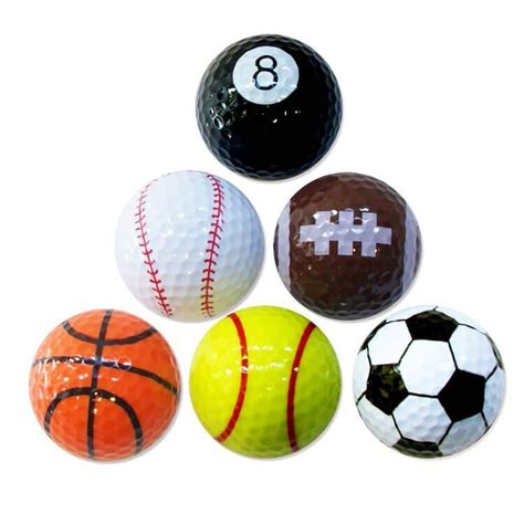 Pga Tour Fun Sport Golf Balls Set Of 6 Pga Tour Decathlon