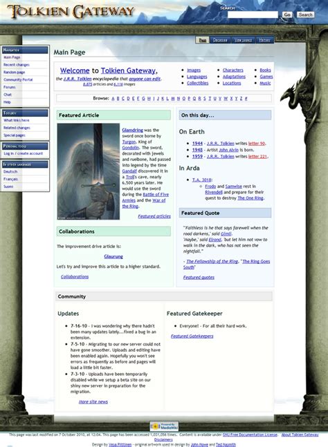 Tolkien Gateway Tolkien Gateway
