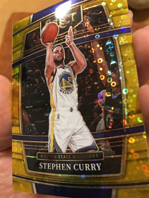 Letaostephen Curry Panini Select Basketball Gold