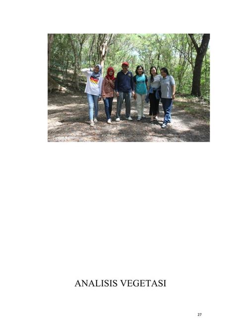 Laporan Praktikum Biologi Analisis Vegetasi Di Hutan Wanagama Pdf