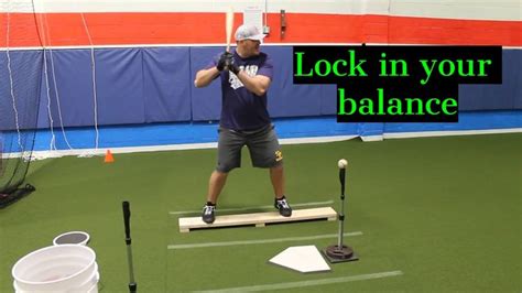 Balance Beam Tee Drill Hitting Drills Youtube Balance Beam Drill