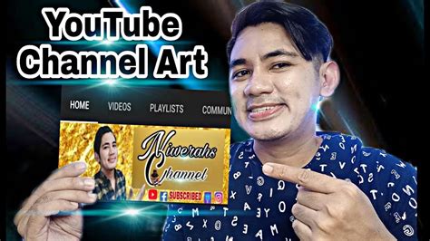 How To Make A Youtube Banner Easily Paano Gumawa Ng Youtube Banner At