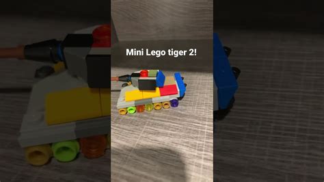 Mini Lego Tiger 2 Youtube