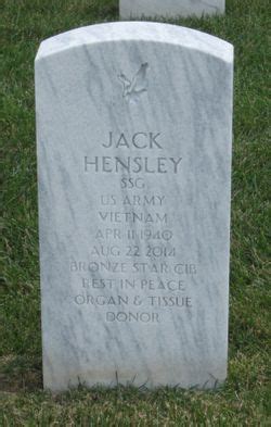 Jack Hensley Find A Grave Memorial