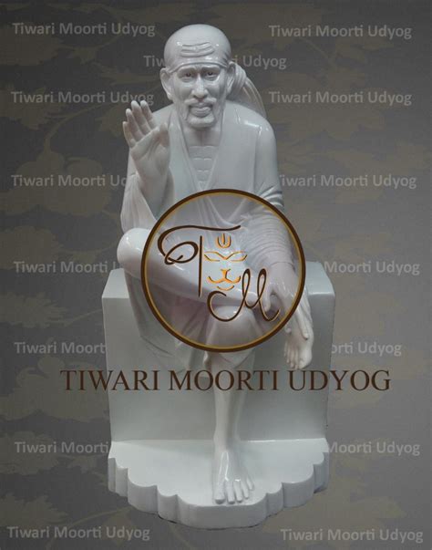 Tiwari Moorti Marble Sai Statue At Rs In Jaipur Id