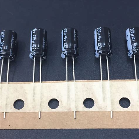 10pcs 220uF 10V NICHICON HD Series 6 3x11mm Super Low Impedance