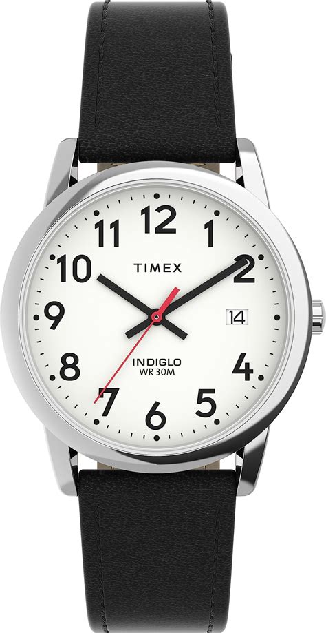 Timex Easy Reader Mm Pour Homme Avec Bracelet En Cuir Timex