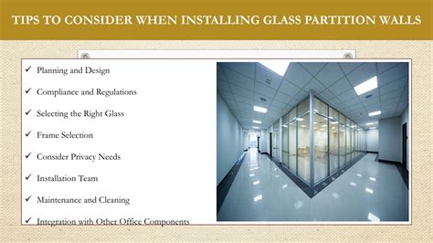 Ppt Tips To Consider When Installing Glass Partition Walls Powerpoint