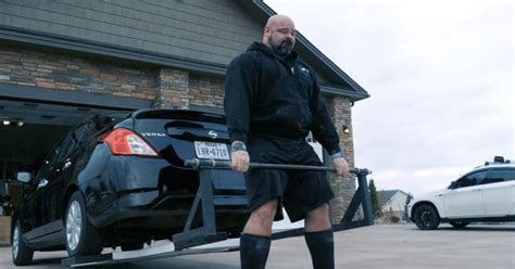 Strongman Brian Shaw Shows How He Trains For The Car Deadlift Event ...