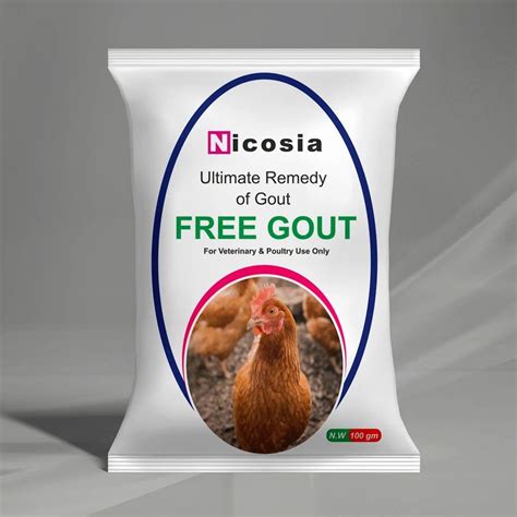 Poultry Gout Medicine Free Gout For Clinical Packaging Size 100gm