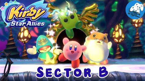 Sector B Fortress Of Shadows Kirby Star Allies Co Op Gameplay