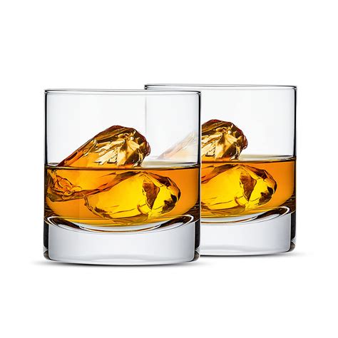 Buy Luxu Crystal Whiskey Glasses 13oz Heavy Base Old Fashioned Rocks Glasses Lowball Bar