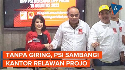 Rombongan Psi Sambangi Kantor Dpp Projo Bahas Apa Youtube