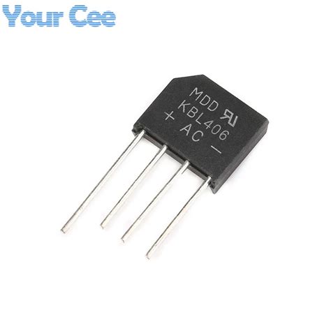 5 Pcs Diode Bridge Rectifier Kbl406 4a 600v Rectifiers AliExpress