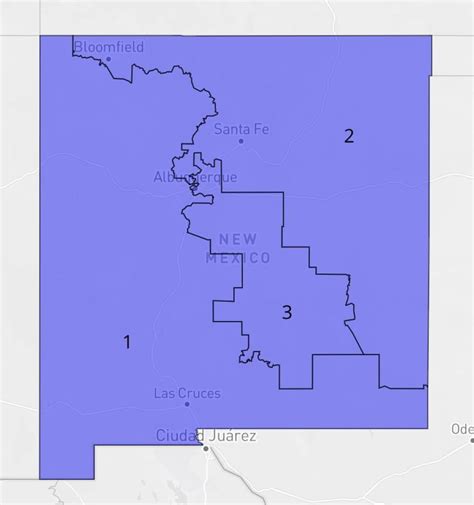 2022 New Mexico Us House Of Representatives Map And Results