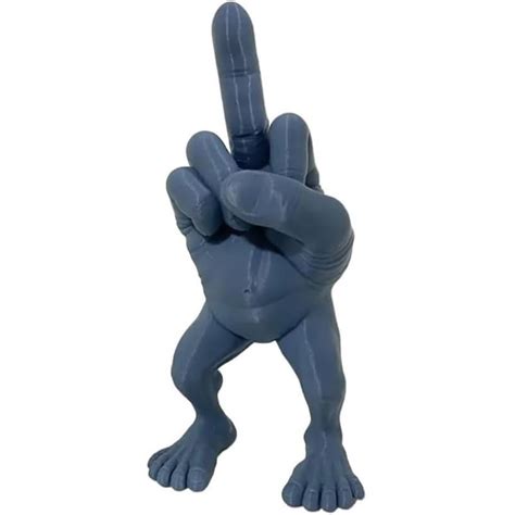 Middle Finger Figure With Legs3d Printed Middle Finger Sculpturefunny Middle Finger Statue