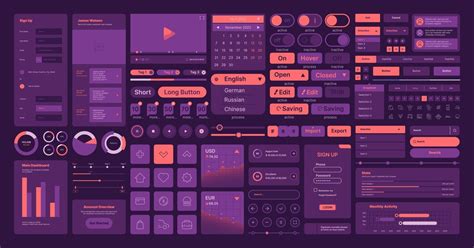 Premium Vector Web Elements Ui Layout Symbols Interface Icons