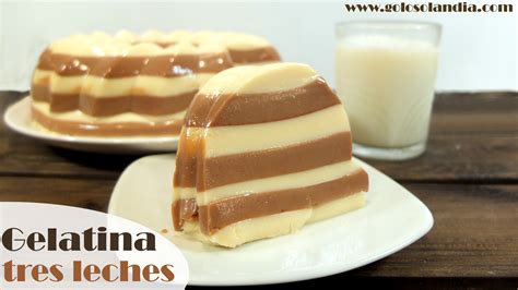 Gelatina Tres Leches Con Nutella Golosolandia Recetas Y Vídeos De Postres Y Tartas