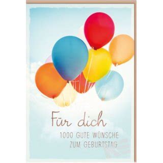 Eulzer Druck Geburtstagskarte F R Dich Gute W Nsche Zum Gebur