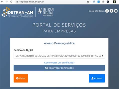 Detran AM lança portal de serviços para empresas Portal Dia Dia AM