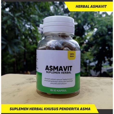 Jual ASMAVIT - HERBAL ASMA & SESAK NAFAS PALING AMPUH | Shopee Indonesia