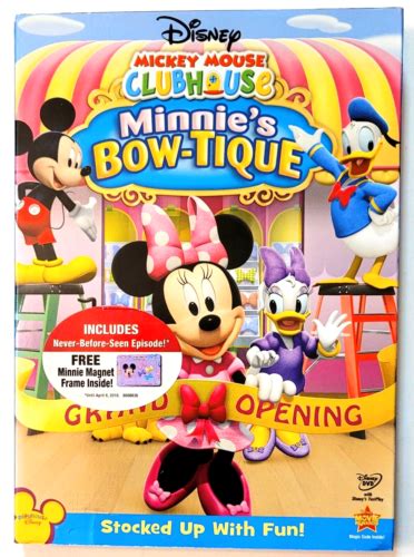 Mickey Mouse Clubhouse MINNIE S BOW TIQUE 2010 DVD Disney