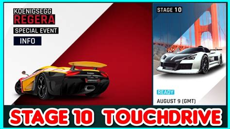 Asphalt Koenigsegg Regera Special Event Stage Touchdrive With