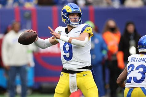 Is Matthew Stafford Playing Today Latest Around Rams Starting Qb