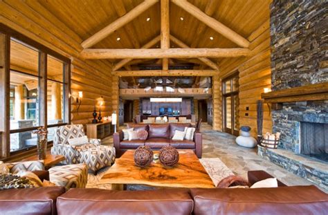 21 Rustic Log Cabin Interior Design Ideas Style Motivation