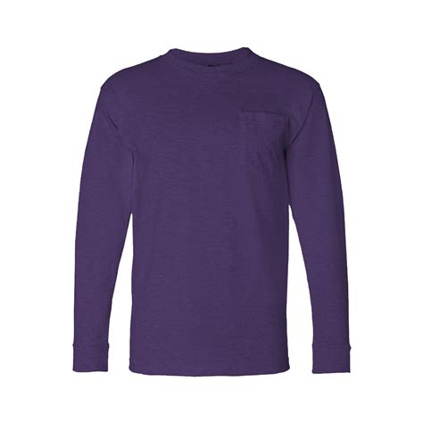 Bayside Usa Made Long Sleeve Pocket T Shirt Michaels