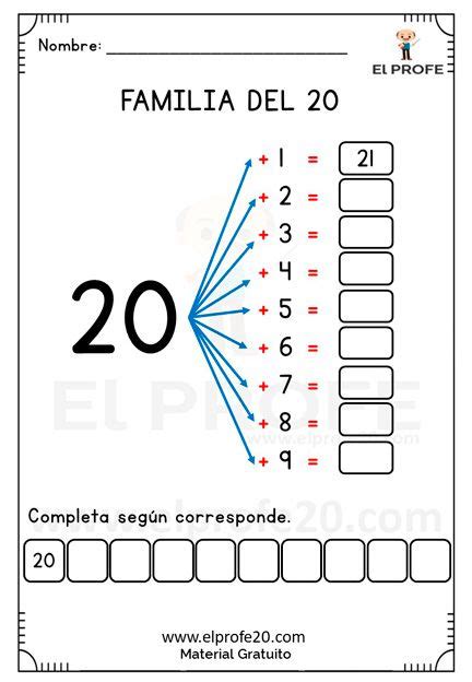 Fichas De Familia De N Meros En Familias De N Meros Actividades