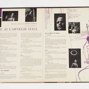 Belafonte Carnegie Hall Vinyl Lps Or Returns To Carnegie Lps Stereo