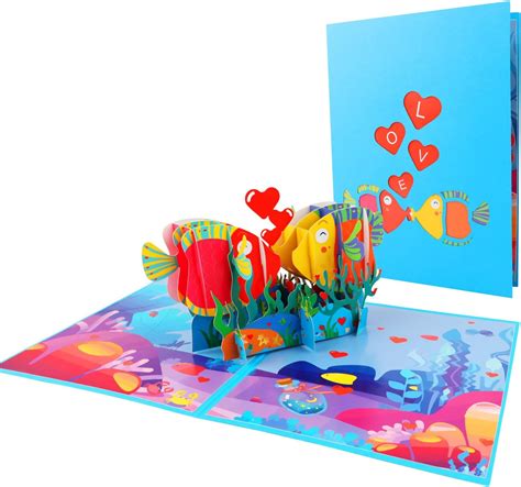 GREETING ART Pop Up Birthday Cards For Women Men 3D Pop Up Greeting