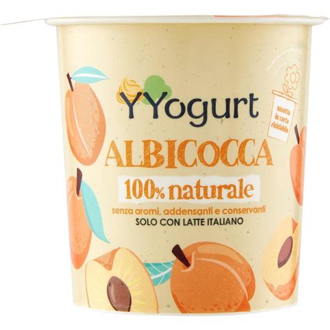 Yogurt Intero All Albicocca 100 Naturale CENTRALE DEL LATTE DI TORINO