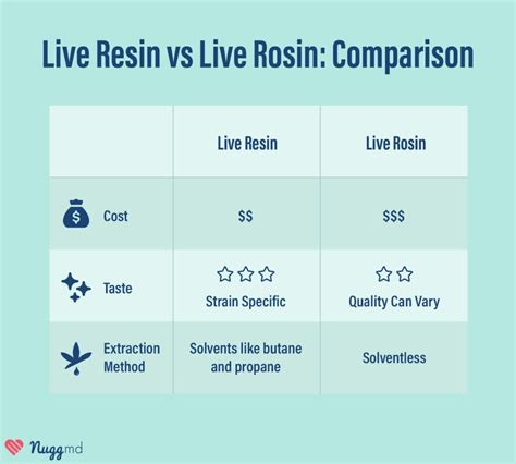 Live Resin Vs Rosin Which Is Right For You Nuggmd