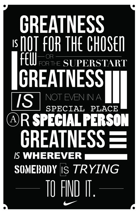 Nike Quotes Greatness