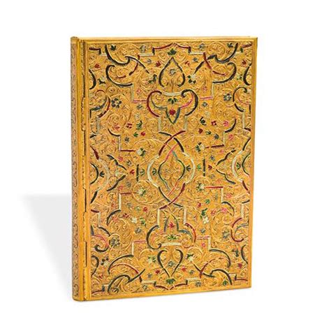 Carnet Lign Paperblanks Marqueterie Dor Midi Carnets Et Journaux